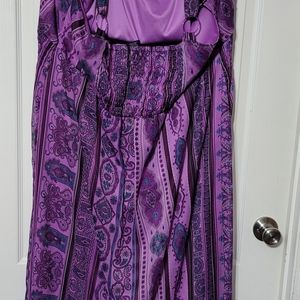 Purple halter Dress Size 28